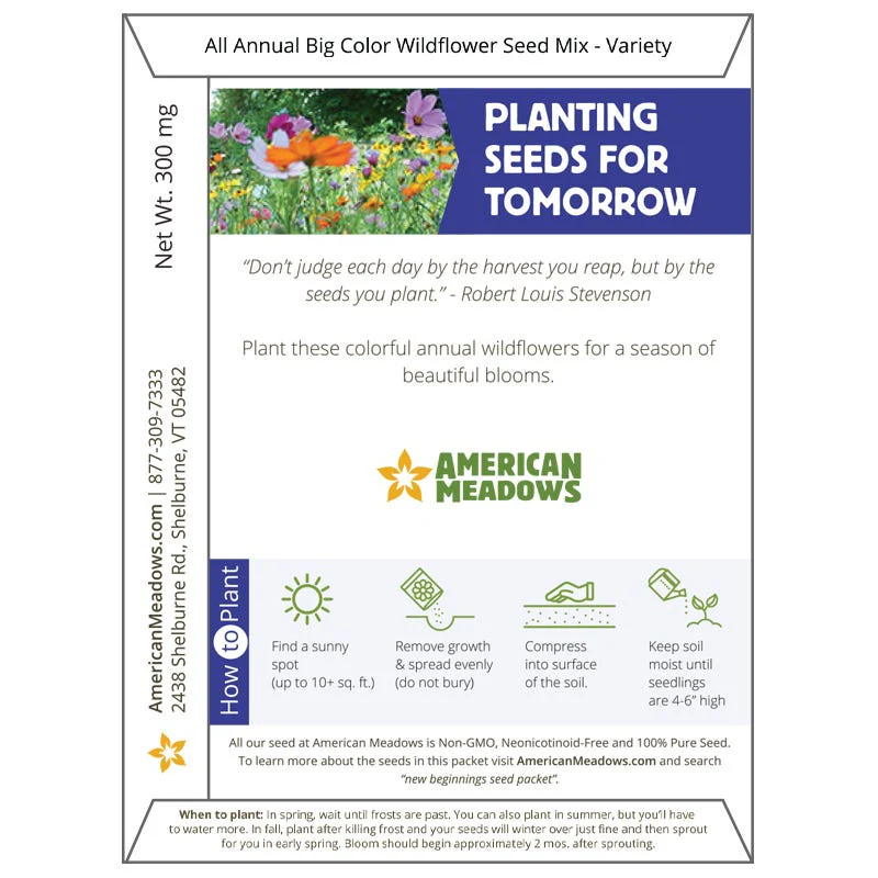 New Beginnings Seed Packet - Image 2